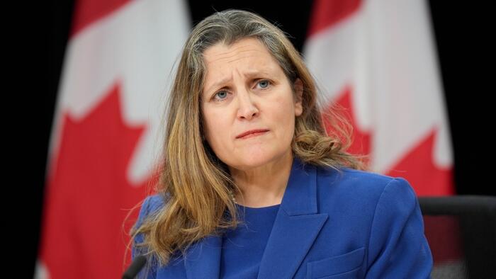 Canada's Finance Minister Chrystia Freeland Resigns