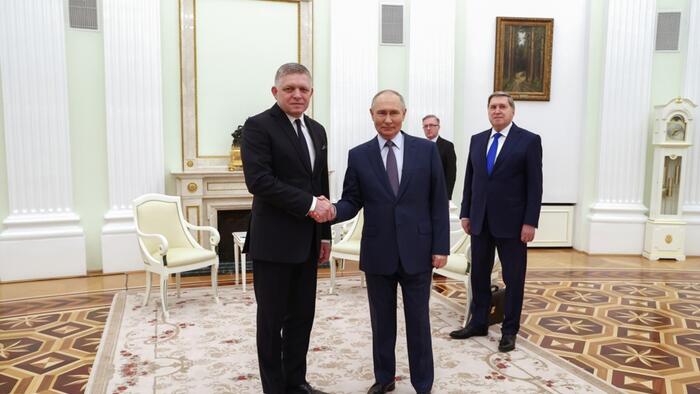 NextImg:Putin Meeting Was Response To Zelensky's Gas Threats, Slovakia's Fico Says