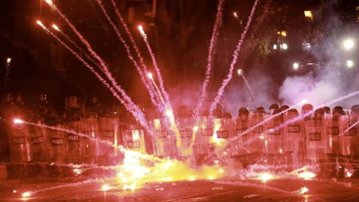 NextImg:Dozens Hospitalized After Four Nights Of Large Pro-EU Georgia Protests
