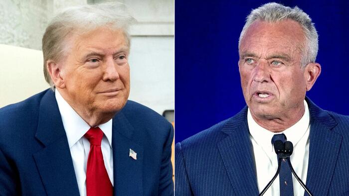NextImg:Trump Says RFK Jr. Will Study Possible Link Between Childhood Vaccines And Autism As HHS Secretary