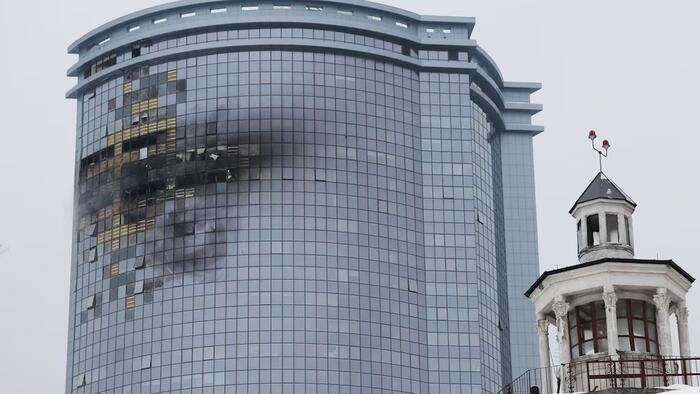 NextImg:Ukrainian Drones Pummel Russian City Over 600 Miles From Front Line