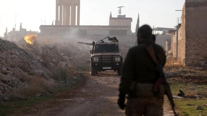 NextImg:Clashes Erupt In 'The New Syria' After Locals Ambush & Kill HTS Fighters