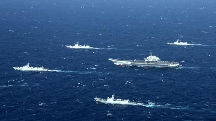 NextImg:China Deploys 'Astonishing' Number Of Warships After Taiwan President's Trip To Hawaii, Guam