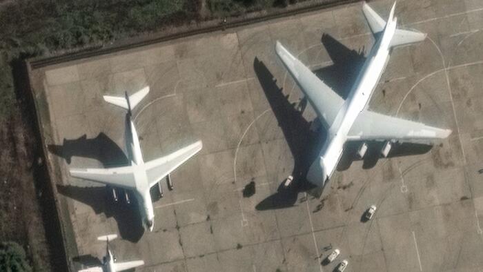 NextImg:Russia Rapidly Packing Up Military Equipment At Bases In Syria
