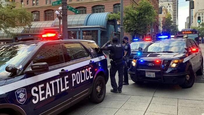 NextImg:Seattle Sees First Net Increase In Police Officers In 4 Years