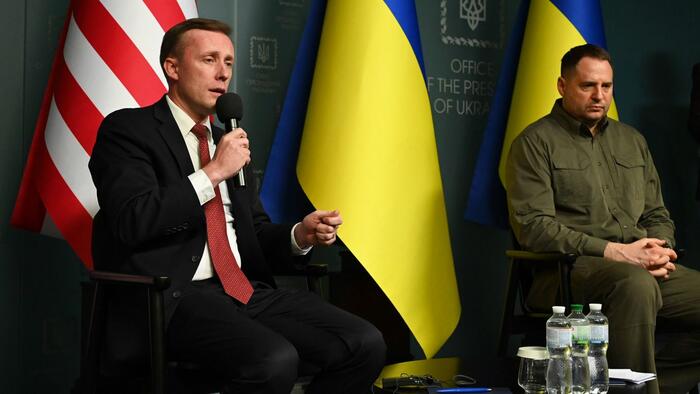 NextImg:Sullivan Touts 'Massive Surge' In Arms To Ukraine With 50 Days Left In Biden's Term