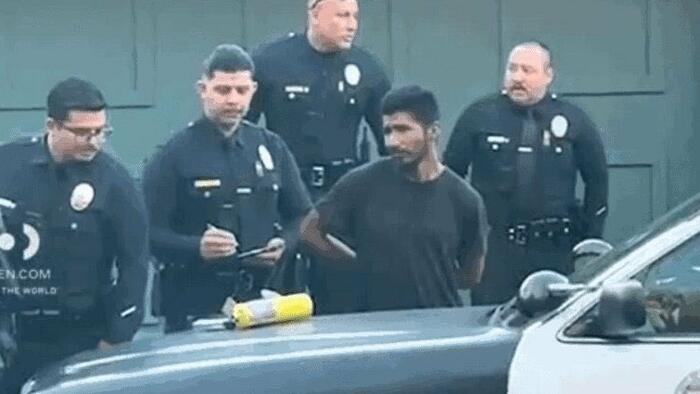 NextImg:Arson Eyed In LA's Kenneth Fire - Suspect Gang-Tackled By Residents
