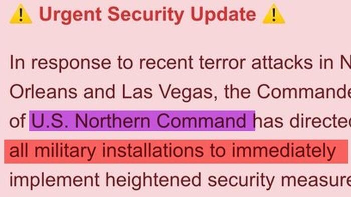 NextImg:All US Military Bases Enact "Heightened Security Measures" After Terror Attacks