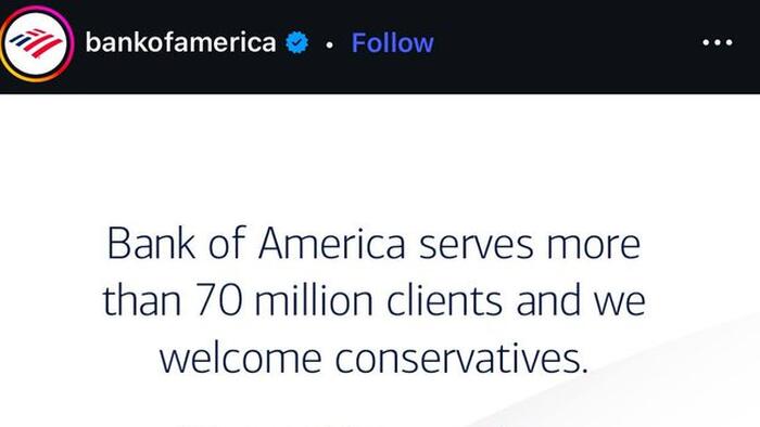 NextImg:"Total Bullsh*t": Bank Of America Torched After Claiming They Don't Discriminate Against Conservatives