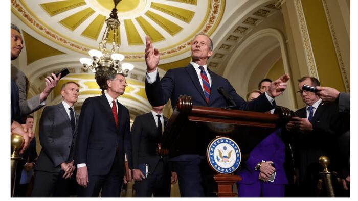 NextImg:Senate Democrats Help Republicans Pass Laken Riley Immigration Crackdown
