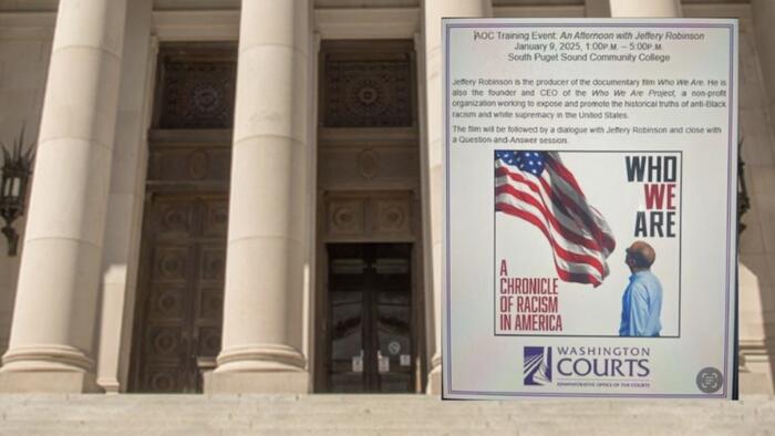 NextImg:Indoctrination: Washington Courts Employees Raise Alarm After Being Forced To Watch Documentary On White Supremacy