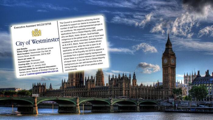 NextImg:London Council Admits It Will Discriminate Against White People In Job Advert