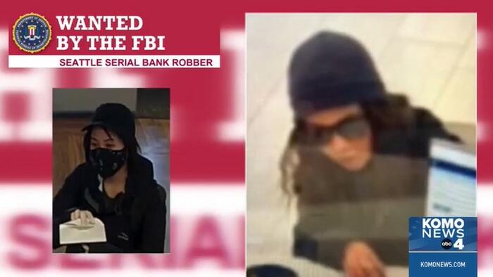 NextImg:FBI Seeking Public's Help In Identifying "Asian Female" Bank Robber In Seattle