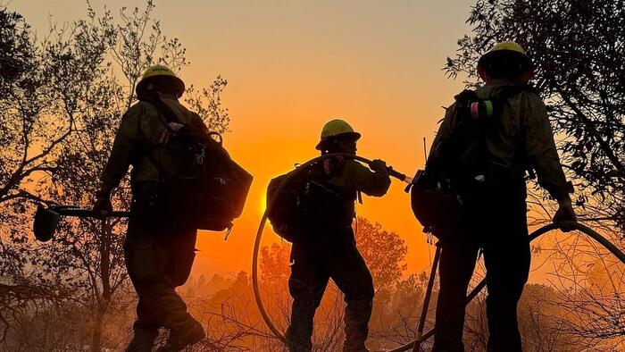 NextImg:Trump Says He Sent Troops To "Turn On The Water" In California