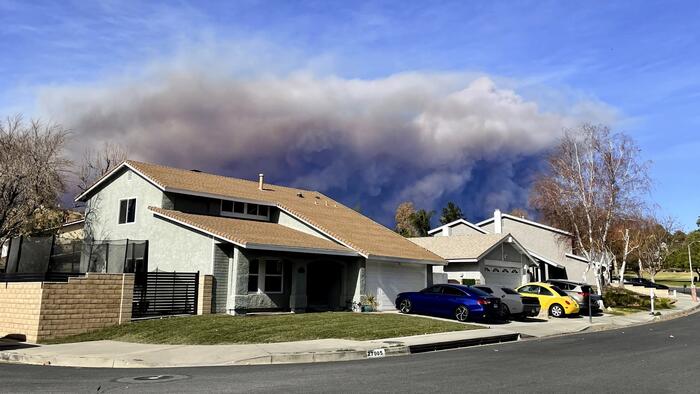 NextImg:Massive New Fire Explodes North Of LA, Spreading Rapidly Along I-5