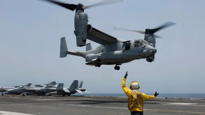 NextImg:Pentagon Reassesses Osprey's Future Amid Crashes And Operational Failures