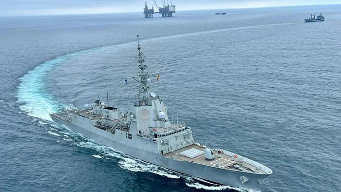 NextImg:NATO Sends Two Ships To Guard Baltic Sea Infrastructure From Russian 'Hybrid Warfare'