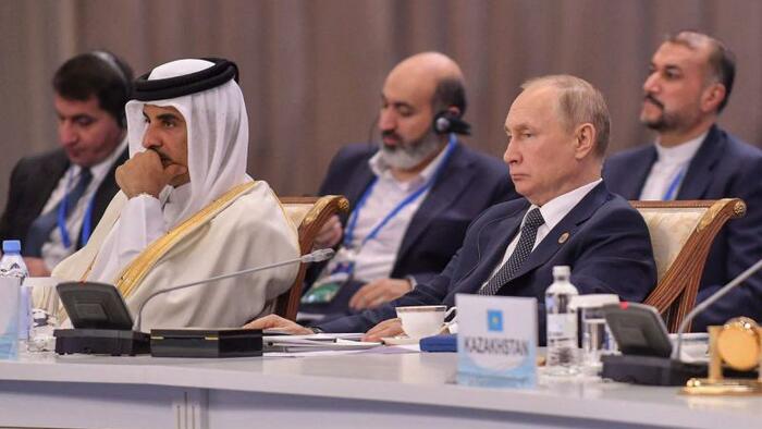 NextImg:Russia & Ukraine Holding 'Limited Talks' In Qatar