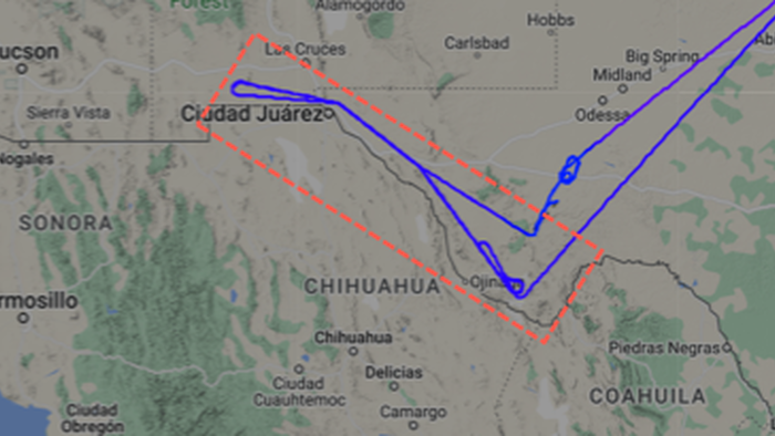 NextImg:USAF Spy Jet Flies Second SIGINT Operation On US Border With Focus On Narco Hub