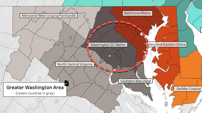 NextImg:"Washington Recession Begins": DC Active Home Listings Soar, Jobless Claims Spike As DOGE Drains Swamp