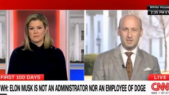 NextImg:Miller Embarrasses CNN Over Absurd Trump-Musk DOGE Question