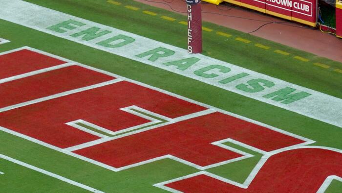 NextImg:NFL To Remove "End Racism" End-Zone Message For Super Bowl