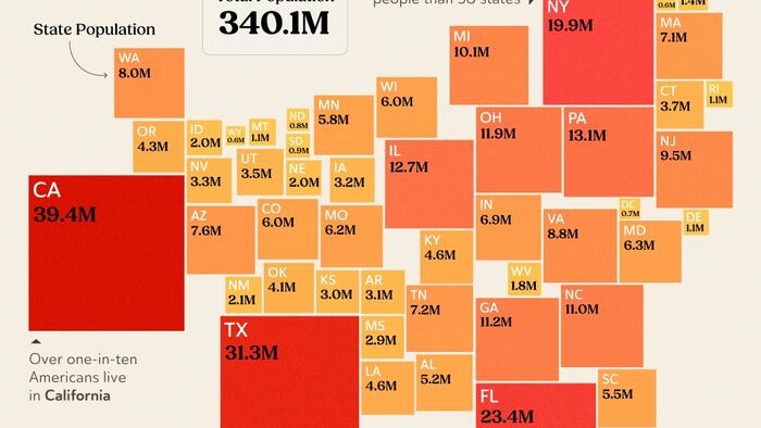 NextImg:Visualizing Every US State Resized Based On Population
