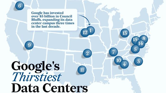 NextImg:These Are Google's 'Thirstiest' Data Centers