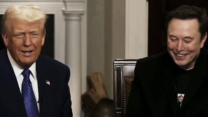 NextImg:Trump And Musk Laugh At Pathetic Media Attempts To Create Rift
