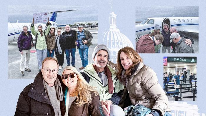 NextImg:Relief And Joy As Volunteers Help Freed Jan. 6 Prisoners Get Home
