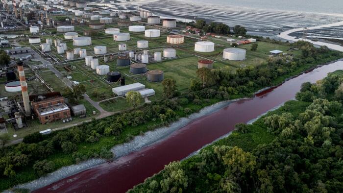 NextImg:Argentinian Stream Mysteriously Turns Blood Red, Sparks Fears Of Toxic Leak