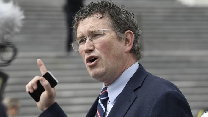 NextImg:Massie Teases Senate Run - Jewish GOP Group Threatens 'Unlimited' Spending To Stop Him 