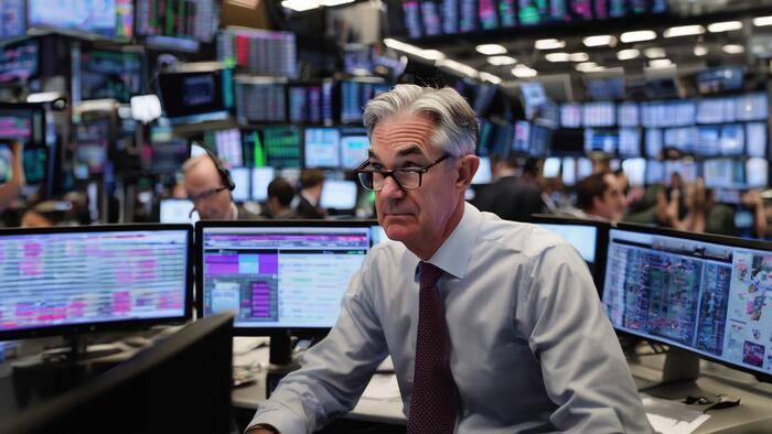 NextImg:Futures, Treasuries And Dollar All Lower Ahead Of Powell Senate Testimony