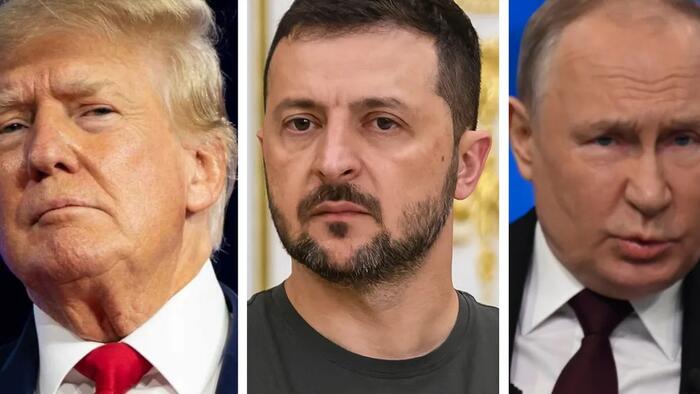 NextImg:Zelensky: Trump Talking To Putin About Ukraine Without Us Is 'Very Dangerous'
