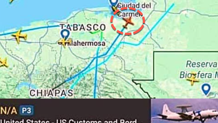 NextImg:US P-3B Orion Spy Plane Spotted Over Mexico As SIGINT Ops Target Cartels