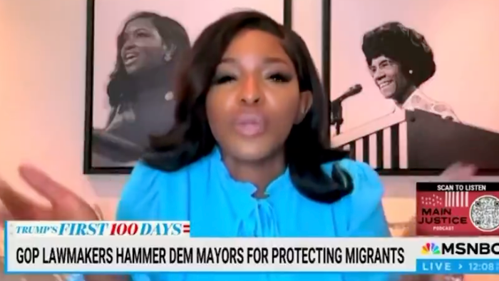NextImg:Crock Of Sh*t: Dem Rep Jasmine Crockett Says 'Entering USA Illegally Is Not A Crime'