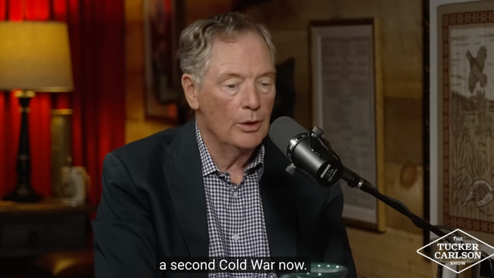 NextImg:Robert Lighthizer: "We're In A Cold War, A Second Cold War Now"