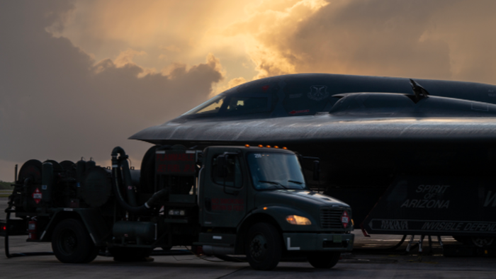 NextImg:Stealth Bombers Reportedly Deploying To America's "Unsinkable Carrier"