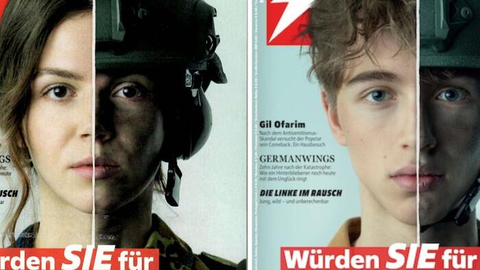NextImg:Germany's Stern Magazine Calls For Conscription Of Young People To Take Up Arms "To Defend Diversity" In Pro-War Propaganda Piece
