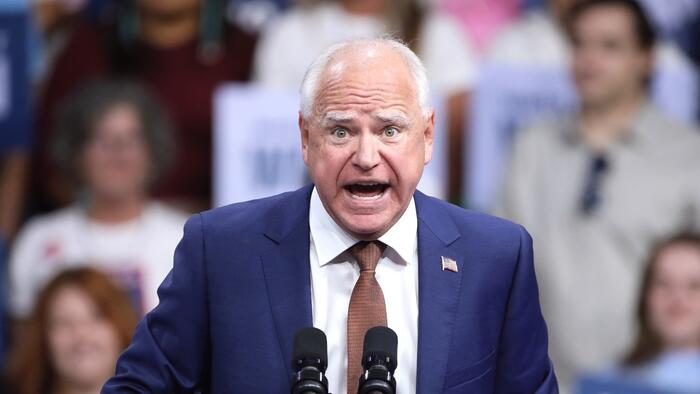 NextImg:President Tampon? Tim Walz Hints At 2028 Run
