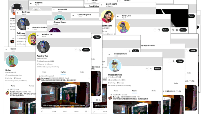 NextImg:X Takes Down Network Of Chinese Accounts Amplifying NYT Attacks On Dissident Arts Group
