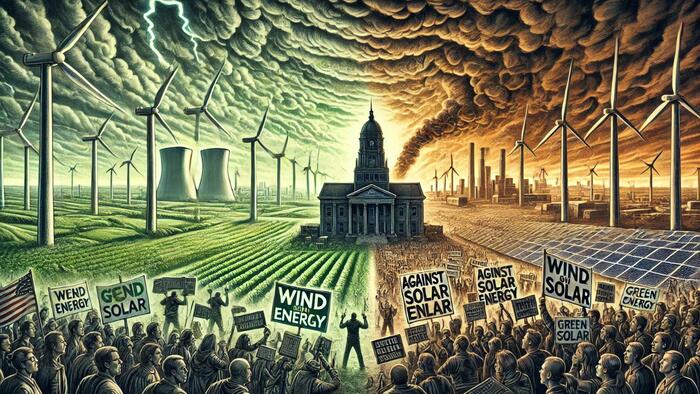 NextImg:Reality Check: Towns And States Don't Want Green Energy