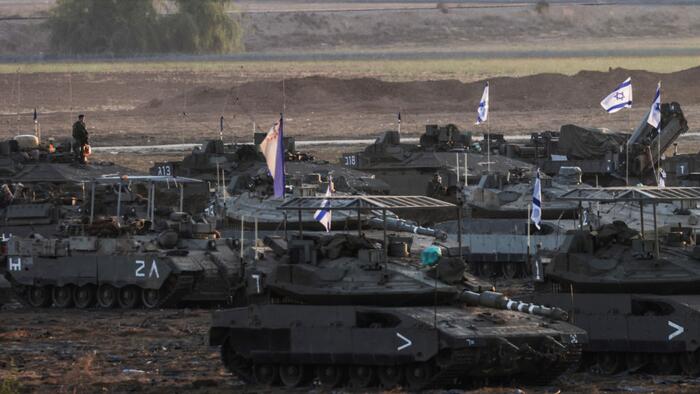 NextImg:Israeli Troops, Tanks Start New Ground Offensive In Gaza