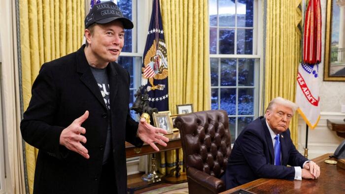 NextImg:New Filing In Anti-DOGE Lawsuit Cites Trump's Remarks On Musk's Role