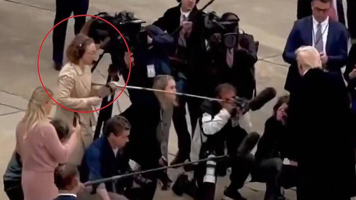 NextImg:Guess Who The Woman That Hit Trump In The Face With A Mic Works For...
