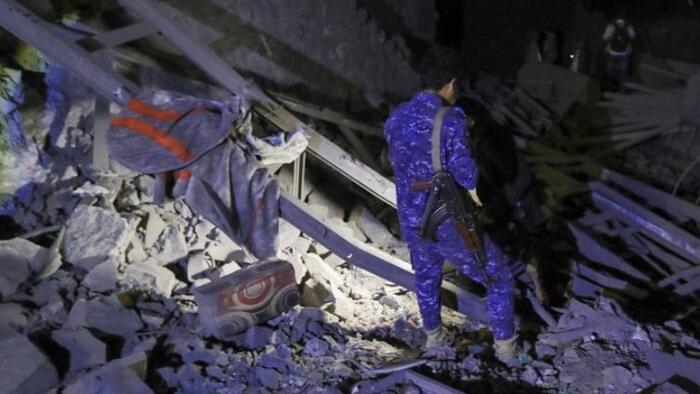 NextImg:Houthis Say New US Airstrikes Obliterated Residential Neighborhood