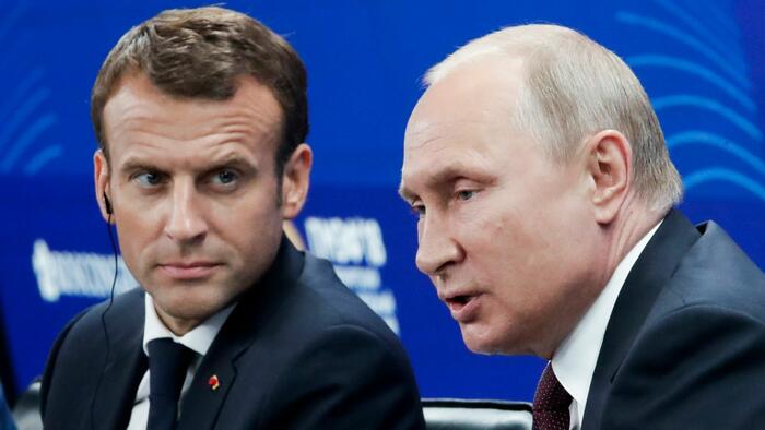 NextImg:Macron In Anti-Russia Rant Says France Considering Expanding Nuclear Umbrella To Europe