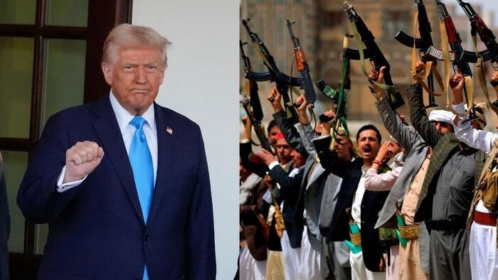 NextImg:Trump Says He Will Continue Bombing Yemen For A 'Long Time'