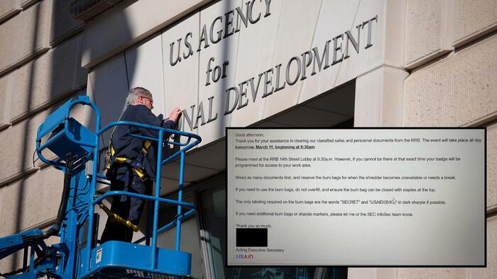 NextImg:"Shred And Burn All Documents": USAID Staff Ordered To Destroy Evidence On Tuesday