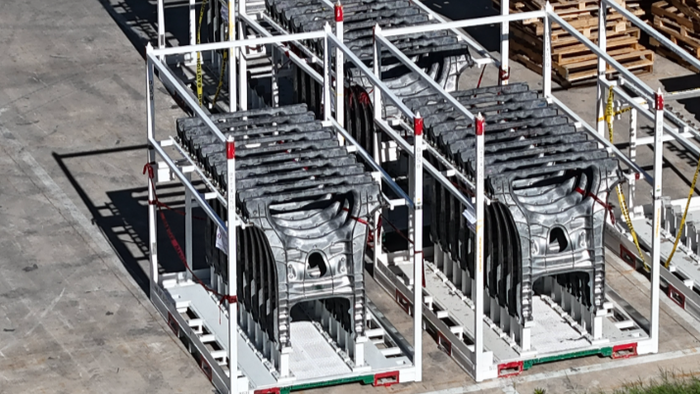 NextImg:Aerial Images Of Tesla's Giga Texas Hint At Cybercab Prototype Production